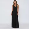 Casual Jurken Sexy Dames Multi-way Verpakking Convertible Bohemian Maxi Club Rode Schouderband Party Bride Maid Infinite Robe Long Dress P230530