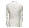 Costumes pour hommes 2023 costume de mariage marié blanc ivoire pour hommes ensemble de 2 pièces: Blazer formel avec revers châle coupe ajustée veste de smoking pantalon