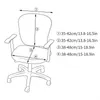 Office Chair Covers Elastic Stretch Computer Chair Covers Universal Solid color Seat Cover Office Chair Dustcover