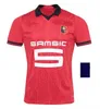 Stade Rennais 23 24 Jerseys de futebol Rennes 2023 2024 Camavinga Bourigeaud Niang Doku Hunou Men Kits Kits Maillots de Futebol Jersey Player Version