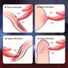 Двойной вибратор для лизания языка для женщин, точка g, клитор, вагина, анальная женская мастурбация, стимуляция сосков, секс для взрослых