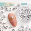 Tips 120/240 st mini söt zirkon strass nagelkonst tips glitter glänsande klara kristallstenar smycken i flaska för diy prydnad charms b b