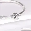 Autres décorations pour la maison Femmes Diy 925 Sterling Sier Cristal Perle Radiant Charme Perles Strass Charmes Bracelet Septa Anneau Vf1073 Drop Deli Dhftr