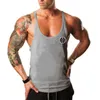 Mens Tank Tops ankomster Sport Stringer Singlets ärmlös fitness Bodybuilding Gym Träningskläder för män 230531