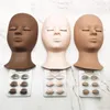 Tools Own Training Lash Mannequin Head With Eyelid Kit Supplies Professional Practice Eyelash Mannequin Head For Lashes Extension