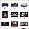 Banner Flags Trump 2024 PVC Araba Sticker Amerikan Başkanlık Kampanyası Çıkartmaları Biden Başkanlarım Değil DEĞİL DEĞİŞTİRME Teslimat DHW03