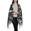 Scarves Personalized Printed Halloween Witchcraft Witch Scarf Women Men Winter Warm Occult Witchy Magic Shawls Wraps