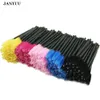 Brushes 1000pcs/lot Eyelash Extension Brush Disposable Eye lashes Eyebrow Comb Mascara Wand Applicator 6 Colors Beauty Makeup Brushes