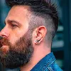 Schere Ohrstecker Herren, Friseur Näherin Ohrringe, Edelstahl Nähen Friseur Geschenk, Schraubohrstecker