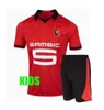 Stade Rennais 23 24 Jerseys de futebol Rennes Maillot de Foot 2023 2024 Versão do jogador Bourigeaud Terrier Guirassy Aguerd Kalimuendo Traore Men Kit Circhas de Futebol