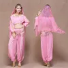 Vêtements de scène femmes à manches longues jupe de scène femme danse du ventre ensemble de pratique 2023 danse Performance egypte Costumes H4554
