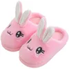 Pantofola Neonate Pantofole di cotone Inverno Pantofole di peluche coniglio carino per bambini Ragazzi Scarpe da casa per interni Pantofole per bambini pelose 230530