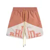 Designer Shorts Rhude Shorts Män mode Swim Shorts Män Kvinnor Gymbyxor Casual Beach Shorts Loose Shorts For Mens Womens