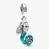 2023 NYA 925 Silverhänge Halsband för kvinnorörhängen Disnees Little Mermaid Seashell Halsband och örhängen Set Designer Jewelry Party Gifts