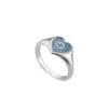 2023 Nouveau designer bijoux bracelet collier anneau imbriqué bleu clair émail amour ANNEAU 925 couple de femmes diffusé en direct