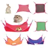 Kleine Dieren Benodigdheden Thuisgebruik Grote 11.8X11.4 Inch Ademende Mesh Hangmatten 6 Kleuren Eekhoorn Hangmat Zomer Outdoor Draagbare huisdier Dr Dhncu