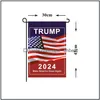 Bannerflaggor Donald Trump 2024 Flag 30x45cm MAGA Keep Amercia Great Garden Drop Delivery Home Festive Party Supplies DHCCX