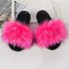 Slipper Summer Fur Slipers Kids Faux Päls Slides Barn Fake Fluffy Sandals Girls Beach Home Plush Sliders Child Furry Flip Flops 230530