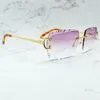 다이아몬드 컷 선글라스 남성 여성 선글라스 세련된 디자이너 선글라스 럭셔리 디자이너 카터 태양 안경 드라이빙 야외 보호 안경 가파스 데 솔