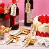 20 stcs bruiloft geschenken sleutel fles opener snoepdozen vintage roségouden sleutelopener voor bruiloftsfeestdecoratie geschenken gunsten