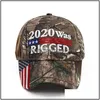 Partyhüte Trump 2024 Cap 20 Was Rigged bestickte Baseballmütze mit verstellbarem Riemen 9 Designs Drop Delivery Home Garden Festlich S Dhbwj