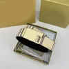 Mode Cinturon Designergürtel Herrengürtel Luxusgürtel für Männer Gold Silber Schnalle Cintura Gürtel für Frauen Designer Cinture Breite 3,8 cm gestreifter doppelseitiger Ceinture