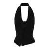 Women's Tanks & Camis Sexy Wool Knit Rabbit Velvet Vest With Neck