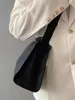 イブニングバッグの女性大きな肩のメッセンジャーバッグ女性ファッションソフトPUレザーハンドバッグワイドストラップクロスボディ因果ブラックトート