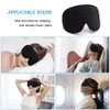 Masks Masque de sommeil 3D avec bandeau pour les yeux pour un sommeil doux aide au sommeil pour les voyages