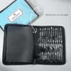 Dryers 72 Holes Nail Drill Bits Storage Bag Folding Manicure Nail Drill Bits Holder Storage Case Organizer Professional