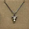 bijoux de créateur bracelet collier anneau tête de vache pendentif famille animal série sombre enduit homard boucle Pendantnew bijoux de haute qualité