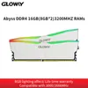 RAMS NIEUWE AANKOMST GLOWAY RAM RGB DDR4 8GBX2 16GB 3000MHz 3200MHz RAM DIMM 288PIN Desktop