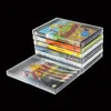 Sacs 10pcs Box Protector Sleeve DVD PS2 XBOX WiiU Cube Game Custom Made Clear Plastic Display Case Dust Cover