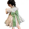 Девушка платья летняя детская одежда симпатичная девочка одевается в костюмы для вечеринок принцесса