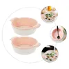 BAILS 2 PCS PCS Cerâmica ANFORA TIRELA BANDO SOPA DE SOPA DE SOPA DE RAMEN Microwavable Salada de cozinha Misturando pão de armazenamento Francês