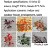 装飾的な花の花輪人工植物ユーカリの緑の枝93cmホームガーデンパーティーdiy wall p ography props vt0961 dhq8a