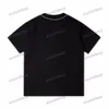 xinxinbuy Maglietta da uomo firmata Tee 23ss Lettera tessuto jacquard manica corta cotone donna bianco nero XS-2XL