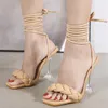 2023 NYA STORA TRAPPING WINE CUP HOLL Fashion Show Womens High Heel Sandals Heels