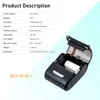 Printers Bluetooth Portable Label Printer Pocket Roll ontvangstprinter Goedkope Sticker Machine voor bestellen Food Thermal Android iOS Store