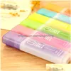 Highlighters Colorf Fluorescent Pen Oblique Fashion Watercolor Pens Kawaii Marker Painting Stationery Writing Supplies Drop Delivery Dhkrh