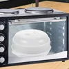 Dinnerware Sets Microwave Steamer Vegetable Rice Oven Steaming Pot With Lid