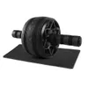 s Wheel Machine Bauchtrainer, Gesundheits- und Fitness-Trainingsgerät für Heim-Fitnessstudio mit Matte, Boxtraining 230530