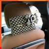 Nouveau tiroir suspendu Simple et pratique à utiliser Durable pratique adorable Portable voiture fournitures pied de poule boîte à mouchoirs sac à mouchoirs