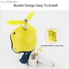 Helmlet Duck Air Freshener Cute Car Fragrance Cartoon Car Air Freshener Vent Clips Car Parfym Car Ornament L230523