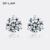 Clip-on Vis Retour SP-LAM Boucles D'oreilles Femmes En Argent Sterling 925 Style Classique Mode Coréenne Petite Boucle D'oreille Pendientes Cadeau 230609