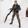 Mangá NECA Terminator T-800 Arnold Schwarzenegger Tech Noir/Police Station Assault PVC Action Figure Collectible Model Toy L230522