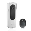 Dörrklockor Mini Door Bell HD 1080p Night Vision WiFi Intelligent trådlös dörrklocka 120 graders vidvinkellins 2 vägs ljud för hemsäkerhet