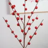 Simulação transfronteira de frutas vermelhas decoração de decoração de regra de berry shooting de decoração de casamento simulação de frutas da fortuna por atacado