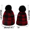 Chapeaux De Fête D'hiver Chapeau Tricoté Belle Boule De Laine Pom Parentenfant Bonnet De Laine Enfants Casual Pompons Chauds Mignon Vt1997 Drop Delivery Accueil Ga Dhyfn