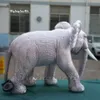 Geçit töreni şovu için gerçek büyük şişirilebilir fil büyük hayvan maskot balonu